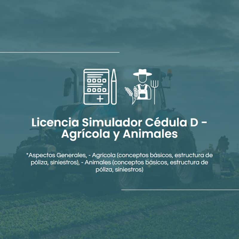 Licencia Simulador Cedula D AgricolayAnimales CSNF